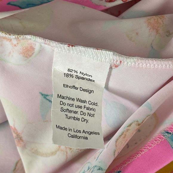 Elhoffer Essentials Skirt Women Large Katie Lynn Dragonfruit Queen Hi Low Pocket - Picture 4 of 11